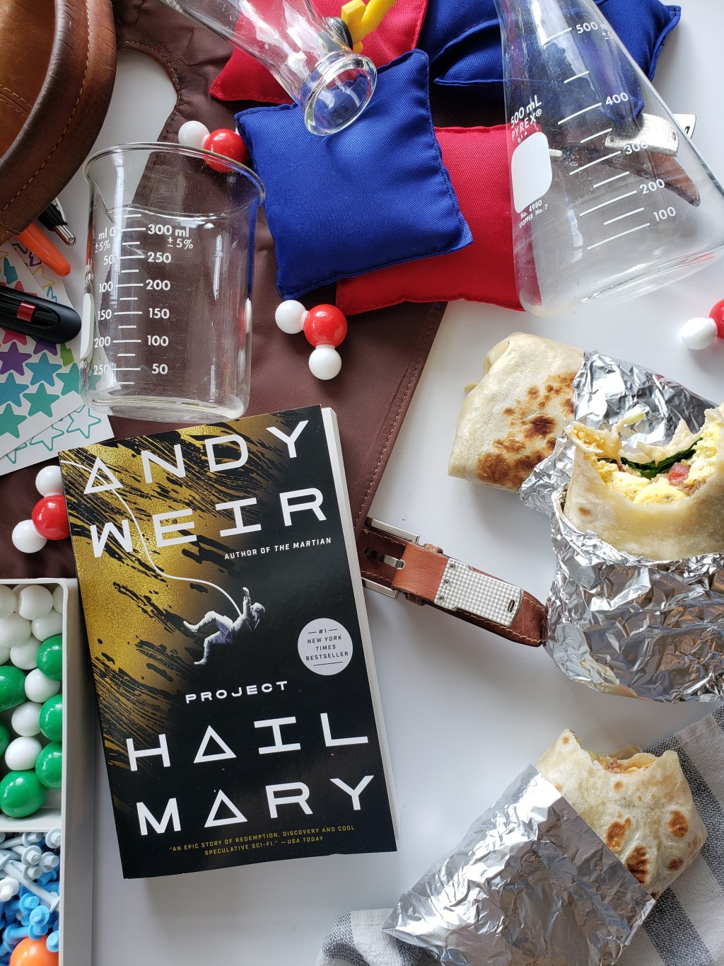 Scrambled Egg and Crispy Potato Breakfast Burritos for Project Hail Mary by Andy&nbsp;Weir