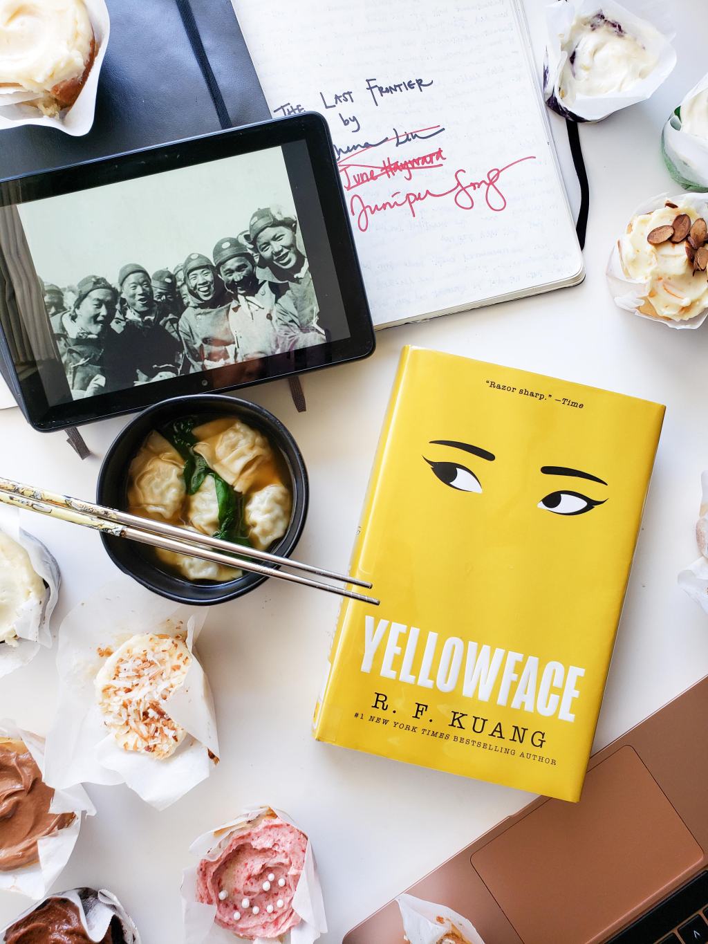 Copy Cat Baked & Wired Cupcakes for Yellowface by R.F.&nbsp;Kuang