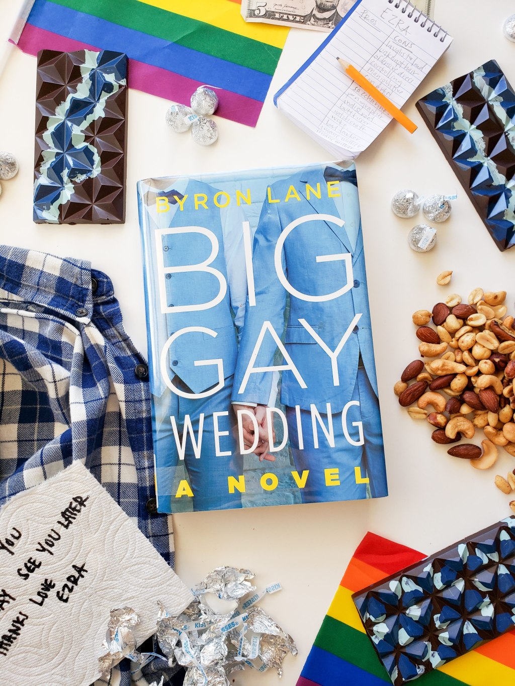 Candy Cap Mushroom Caramel Dark Chocolate Bars for Big Gay Wedding by Byron&nbsp;Lane